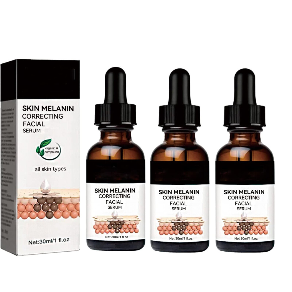 Dark Spot Corrector Serum for Face with Retinol Vitamin C and Niacinamide, Even Tone, 3Pcs