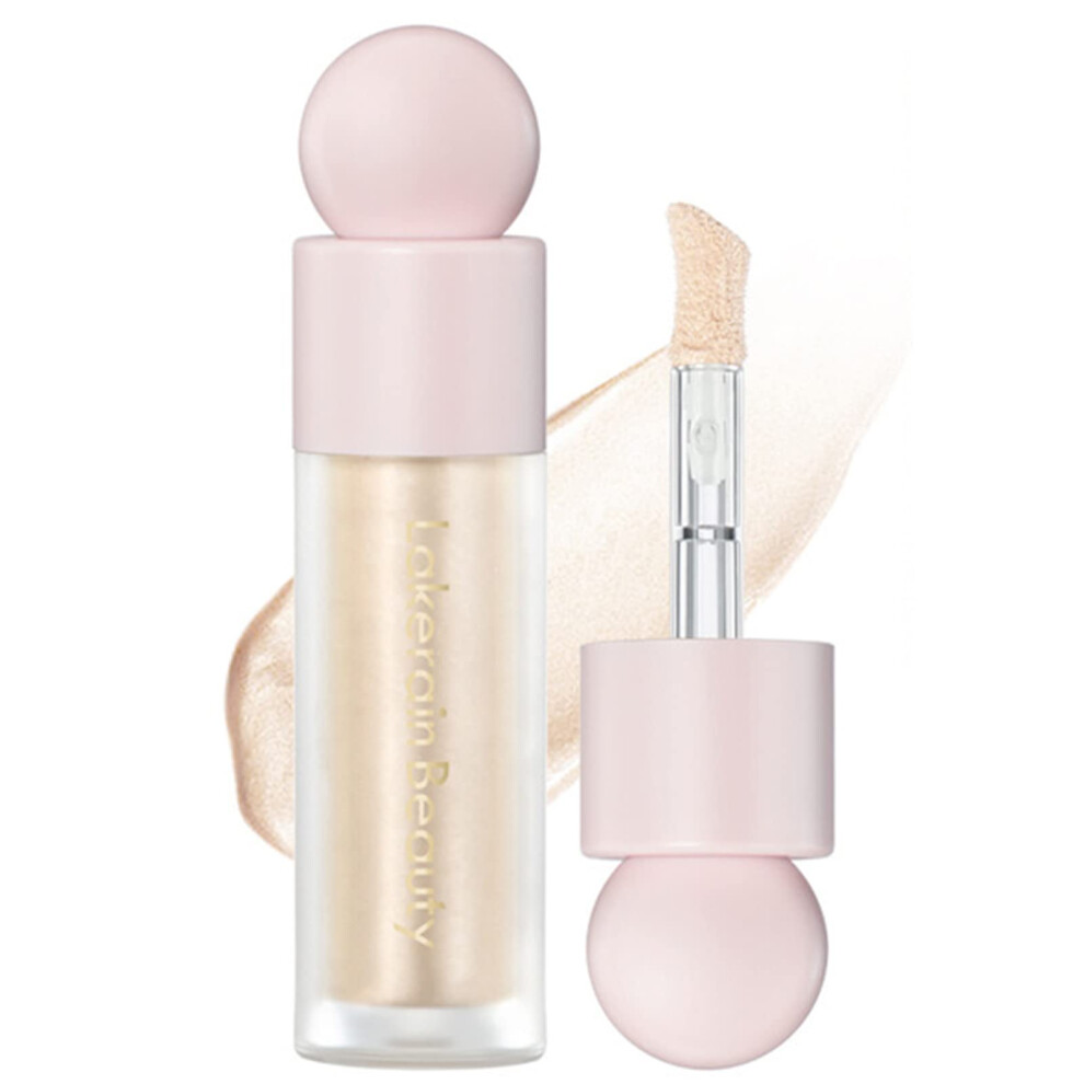 Waterproof Liquid Highlighter for Face and Body with Long Lasting Radiant Glow Body Shimmer 1#MOONLIGHT