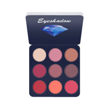 Eyeshadow Palette 9 Colors AllinOne Eye Makeup Kit with Eyeliner Highlighter and Crystal Accents