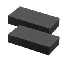 Connector voor Kabelbalustrade-Duoku-Pack van 2-Discrete Aansluiting voor Trapleuningen-in POM-Geschikt voor Binnen-Zwart Matt