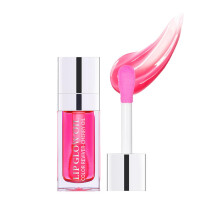 Hydrating Lip Oil with Glossy Plumping Effect and Buildable Berry Red Tint 007