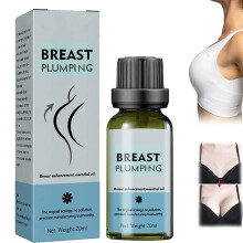 Natural Herbal Breast Enhancement Serum with Bust Lifting and Firming Massage Oil 1pc