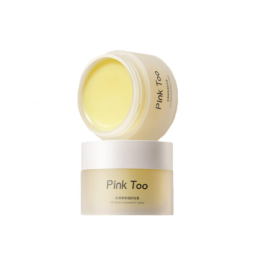 Cream Ice Makeup Remover Deep Cleansing Balm With Fast Melting Formula And Spatula 100G