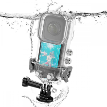 Compatibel met Insta 360 X3 waterdichte behuizing, accessoires voor actiecamera's, duikbehuizing, 50 meter panoramische camera Pro