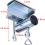 Paraplustandaard 12 * 10 * 4,8 cm, parapluhouder voor balkon 5