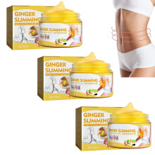 3PCS Ginger Body Sculpting Cream Set, Fat Burning Belly Waist Buttocks Firming and Tightening