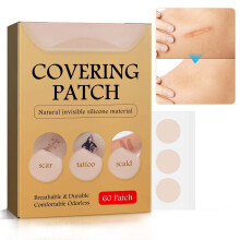 Tattoo Cover Up Patch, 60pcs Waterproof Concealer Stickers for Scars Birthmarks Light Skin