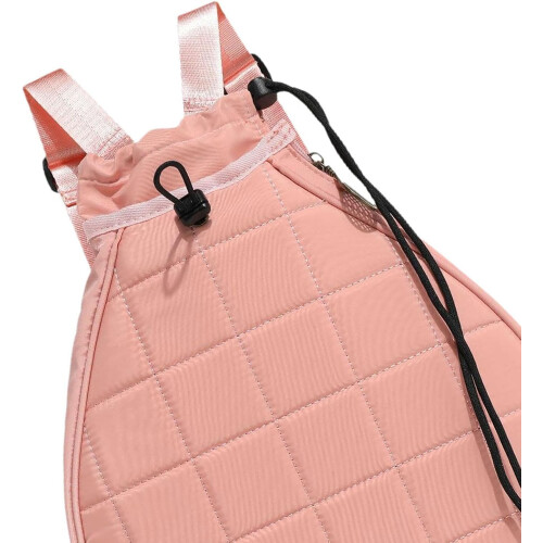 Large Capacity Pink Tennis Backpack with Adjustable Strap, MultiRacket Compatible Carry Bag 2