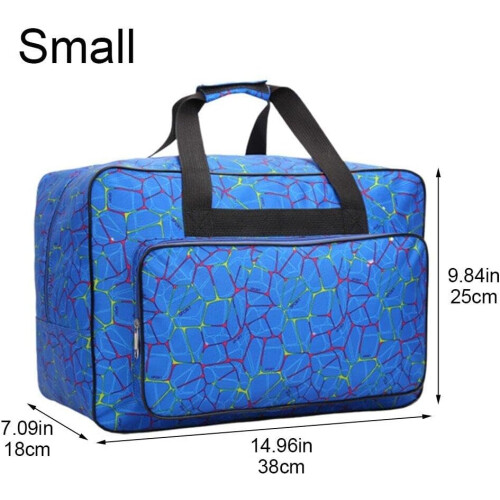 Sewing Machine Carrying Case with Front Pocket and Cushioned Strap for Travel and Storage 2