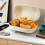 Large Capacity Metal Bread Box for Countertop, Durable Kitchen Storage Organizer 4