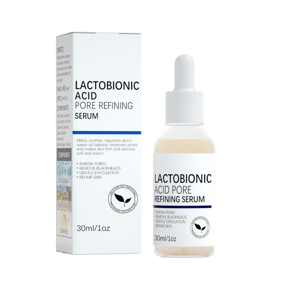 Lactobionic Acid Pore Minimizing Serum 3pcs for Skin Texture Refining and Blackhead Reducing