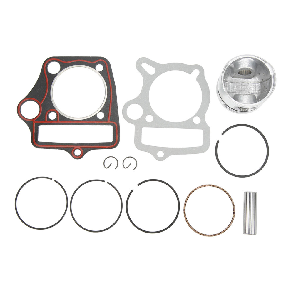 52.4Mm Piston Rings Gasket Set For 110Cc 125Cc Atv Dirt Pit Bike Go Kart Engine 4291380986879