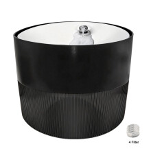 Automatic Pet Water Fountain 2.5l/84oz Large Capacity Stainless Steel Dog Water Bowl Ultra-quiet Pump For Multiple Cats, Dogs, Easy To Clean 4 Filters