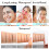 Microblading Eyebrow Pen Waterproof 4 Tip Microfork Smudge Proof for Natural Long Lasting Black 2