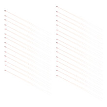 30PCS MF51 NTC Thermistor 50K High Temp Resistance Metal Film