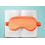 Orange Plush Sleep Mask with Soft Comfort, Effective Light Blocking and Adjustable Strap for Travel 5