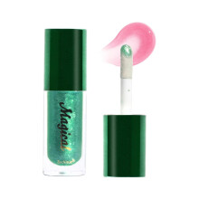 Color Changing Lip Oil with Pink Tint, Long Lasting Moisturizing Temperature Change Lip Gloss