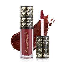 Matte Liquid Lipstick Dark Red Vampire Shade Long Lasting Waterproof Velvet Finish for Halloween