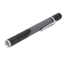 USB Rechargeable Pen Flashlight with 3 LED Colors, 14.7cm Compact Design
