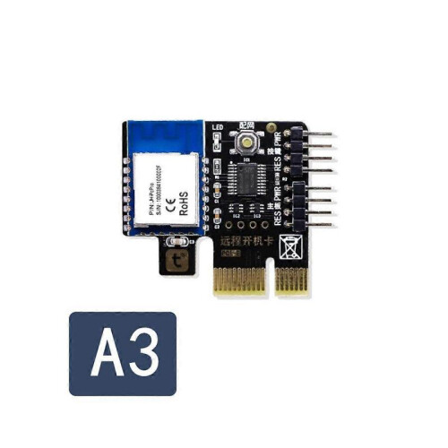 A3 Tuya Wifi PC Power Switch Desktop Computer Remote Boot Startup Card Telecommuting PICE MINI Card 2