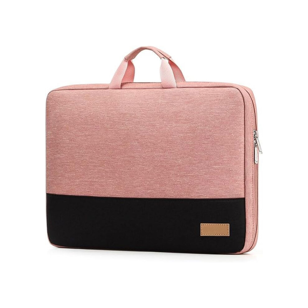 Laptop Sleeve, 17-17.3 Inch Tsa-Approved Waterproof Laptop Bag With 4 Layers Of Protection Pink 8581601029208