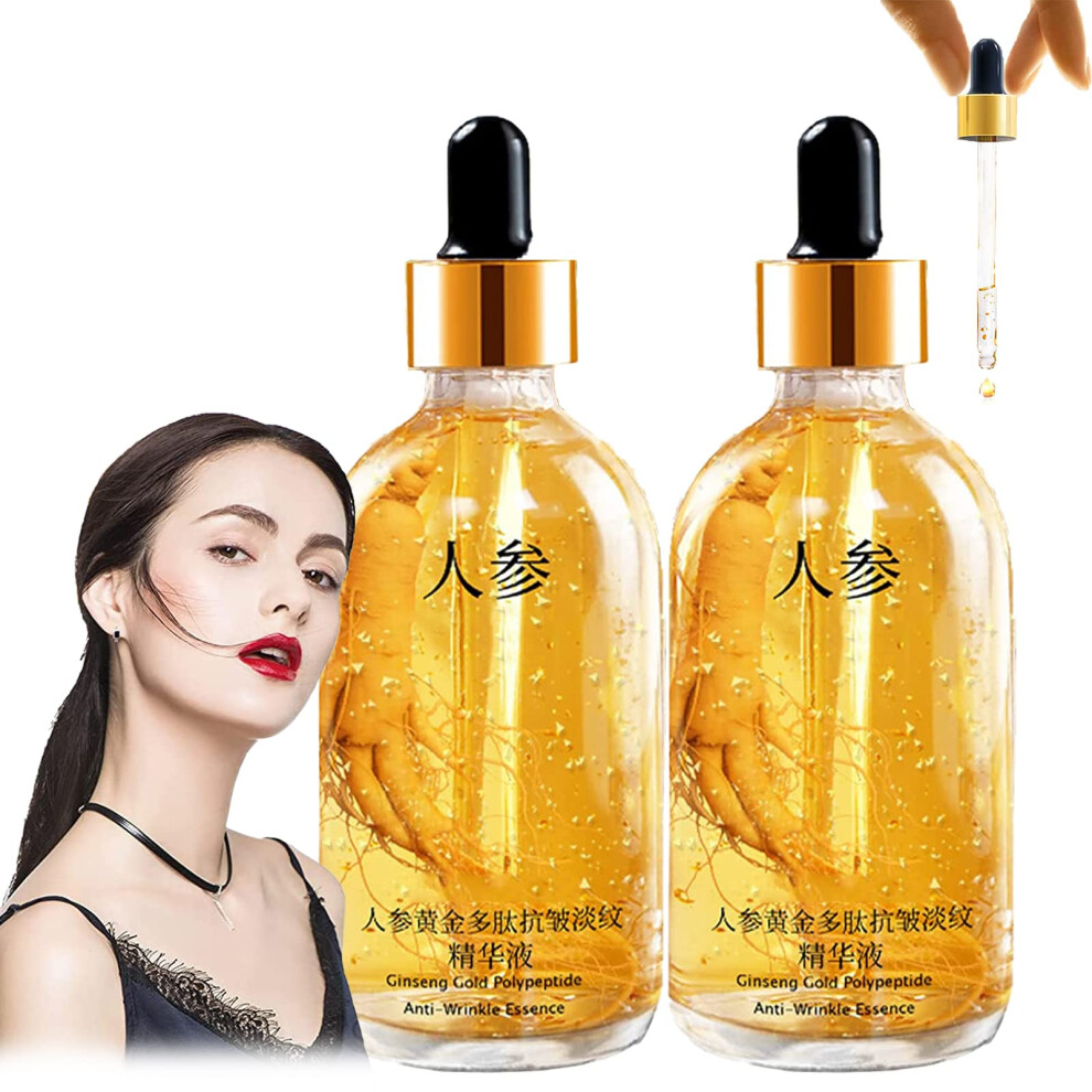 Ginseng AntiAging Serum with Polypeptides for Deep Hydration and Firming Skin, 2 Pcs