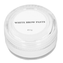 White Brow Mapping Paste 10g for Precise Microblading and Tattoo Prep with Easy Clean Removal