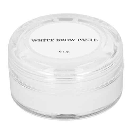 White Brow Mapping Paste 10g for Precise Microblading and Tattoo Prep with Easy Clean Removal 1