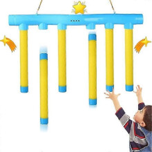 (Yellow)2025 Reflex Challenge Game - Hand-Eye Coordination & Reaction Training Toy, Adjustable Speed Drop Stick & Hand Speed Challenge