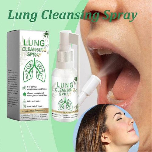 (2pcs)Lung Cleansing Spray, 30ML Advanced Lung Cleansing Spray, Lung Spray, Herbal Lung Cleansing Spray, Powerful Lung Support, Daily Use 1
