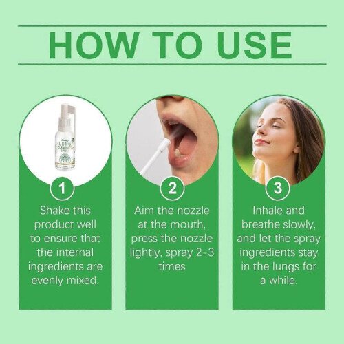 (2pcs)Lung Cleansing Spray, 30ML Advanced Lung Cleansing Spray, Lung Spray, Herbal Lung Cleansing Spray, Powerful Lung Support, Daily Use 2