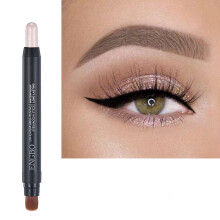 Waterproof Eyeshadow Stick with Shimmer and Matte Finish, LongLasting Cream Eye Makeup 02