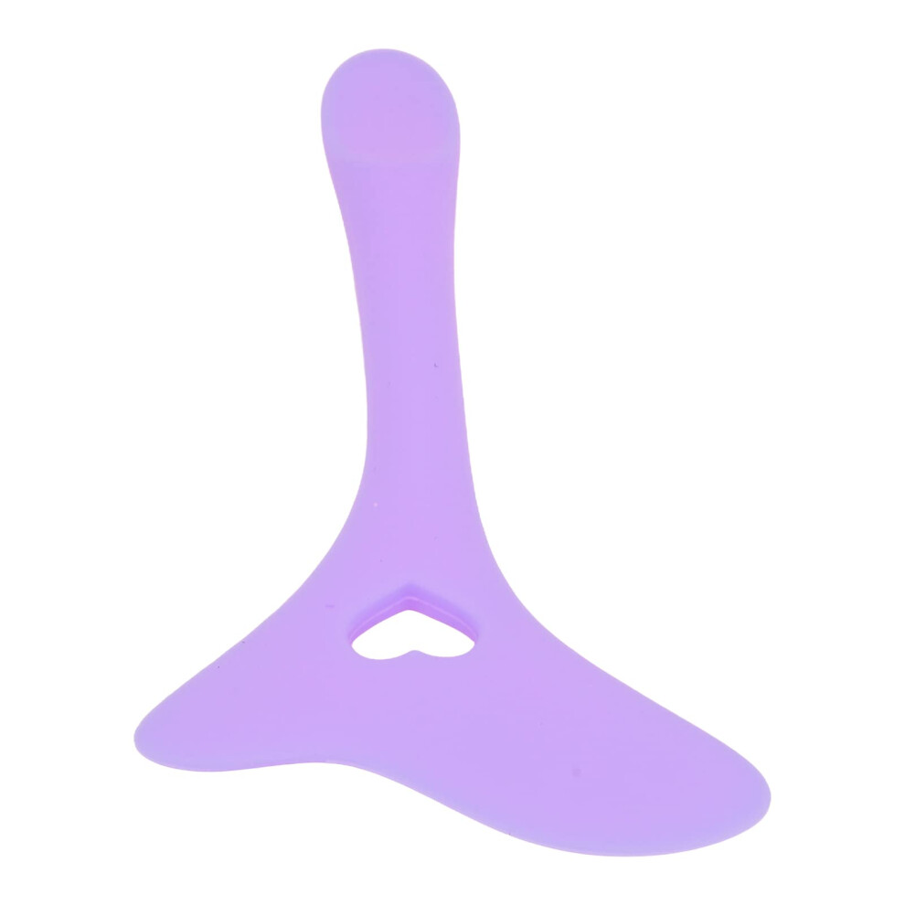 Purple Eyeliner Stencil Silicone Reusable Template With Precise Multiangle Guide And Mascara Shield