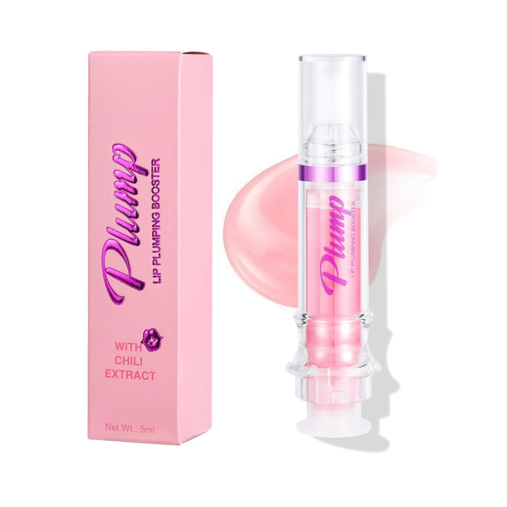 Hydrating Lip Plumper Gloss with Deep Hydration and  Shine Finish for Women 1#