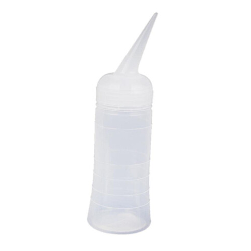 Dry Shampoo Bottle with Precise Angled Tip, 120ml Clear Graduated Salon Applicator 2