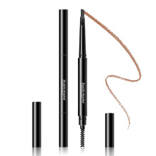 Waterproof Dual Ended Eyebrow Pencil with Spoolie Brush Brown Long Lasting Smudge Proof