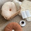(Coffee) Decorative Round Pleated Throw Pillows with Center Button, Solid Floor Cushion for Sofa Couch Bed 6