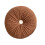 (Coffee) Decorative Round Pleated Throw Pillows with Center Button, Solid Floor Cushion for Sofa Couch Bed 1