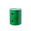 Plastic Round Bedside Table with Slim Storage Cabinet for Bedroom and Small Space Use 1