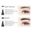 Waterproof Micro Fork Eyebrow Pencil with Precision 4 Tip, Long Lasting Natural Brow Effect 4