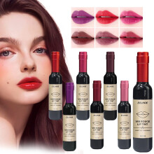 6 Colors Long Lasting Liquid Lipstick Set Waterproof Velvet Matte Lip Tint Nonstick Cup Gift