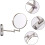 Wall Mounted Double Sided Makeup Mirror 10X Magnification 360 Swivel Extendable Vanity 4