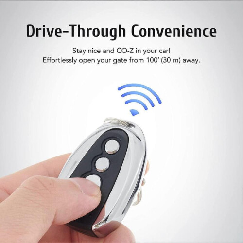 CO-Z Remote Control for Automatic Sliding Gate Opener Hardware, Electric Rolling Driveway Gate Kit Remote 1