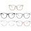 Anti Blue Light Glasses Blocking Filter Round Computer Glasses Men Women Super Light Frame Eyeglasses Pink Clear Spectacles 3