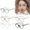 Anti Blue Light Glasses Blocking Filter Round Computer Glasses Men Women Super Light Frame Eyeglasses Pink Clear Spectacles 2