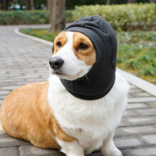(M) Warm Calming Hoodie Dog Ear Covers Noise Protection For Small Medium Grooming Swimming Resting Bathroom Sleeping