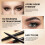 Micro Four Tip Waterproof Eyebrow Pen and Pencil for Natural Long Lasting Precise Brows (#1 Black) 4