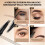 Micro Four Tip Waterproof Eyebrow Pen and Pencil for Natural Long Lasting Precise Brows (#1 Black) 5