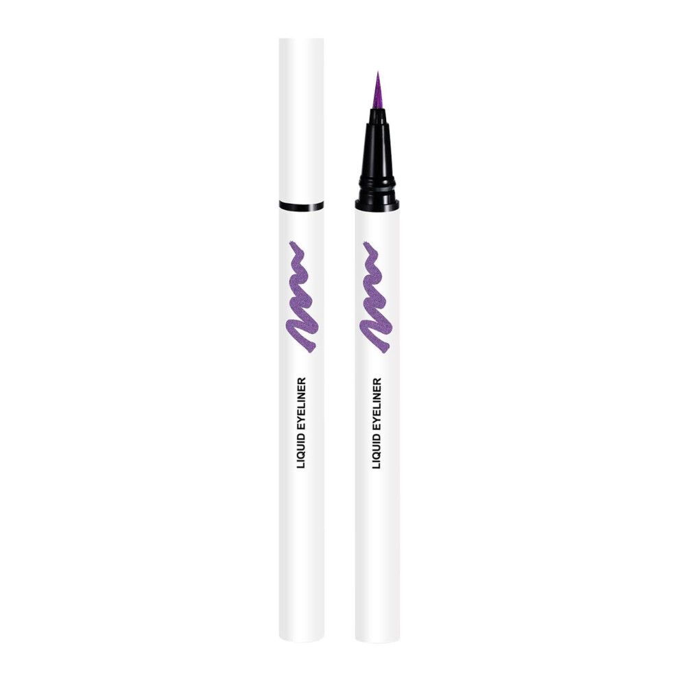 Colorful Liquid Eyeliner Waterproof Pen 0.7ml Long Lasting Smudge Proof for Asian Makeup