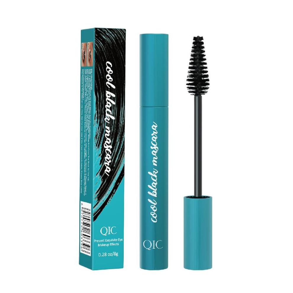 Waterproof Lengthening Mascara for Long Lasting Wear, Smudge Proof Volume Boost, Black